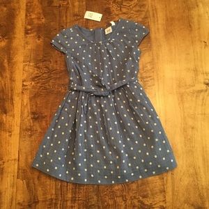 Gap Kids NWT Kids Tie-Belt Waist Dress